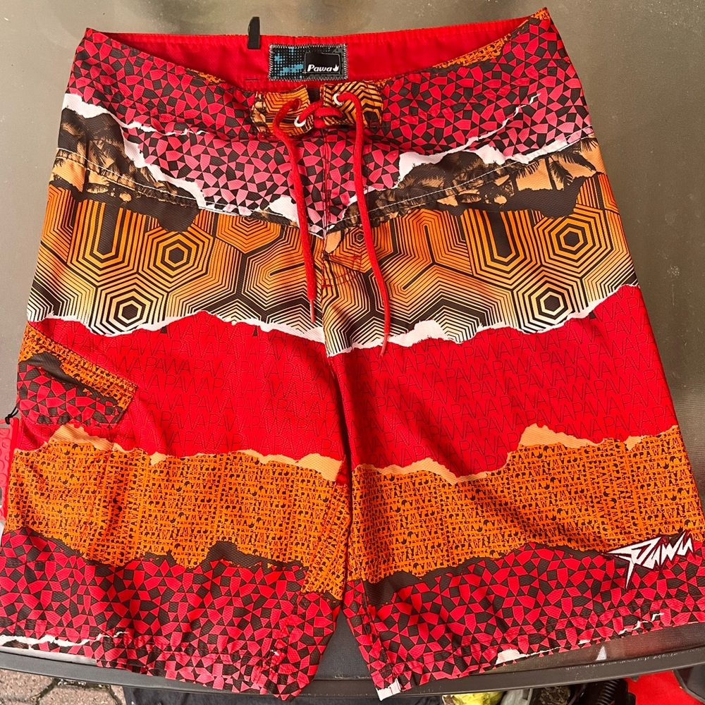 Pawa - Size 34 - Mens Board Shorts - Includes Bottle Opener